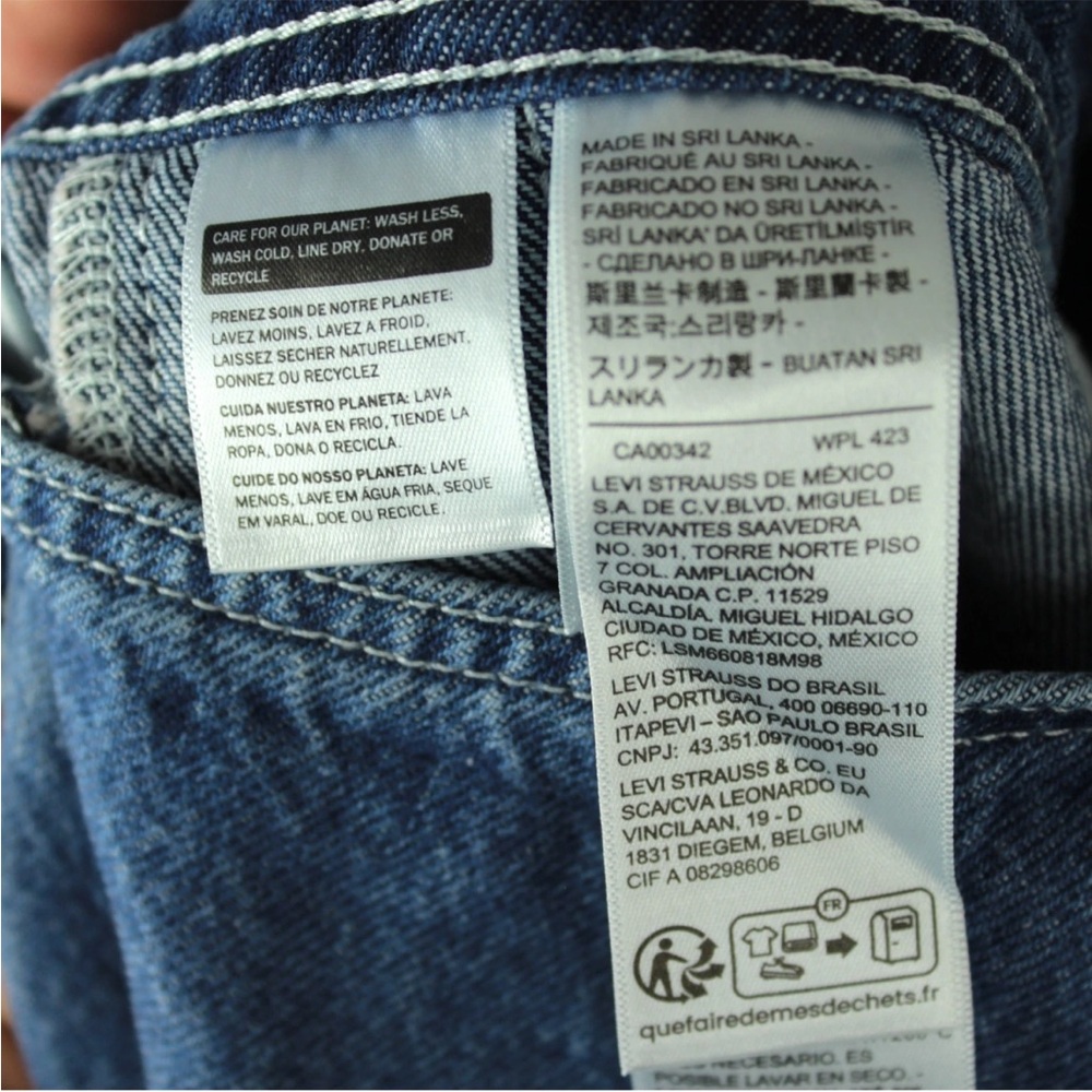Levi’s Vintage Shortalls Denim Bib Overalls Two Horse Brand Women Size S Blue - Picture 9 of 13